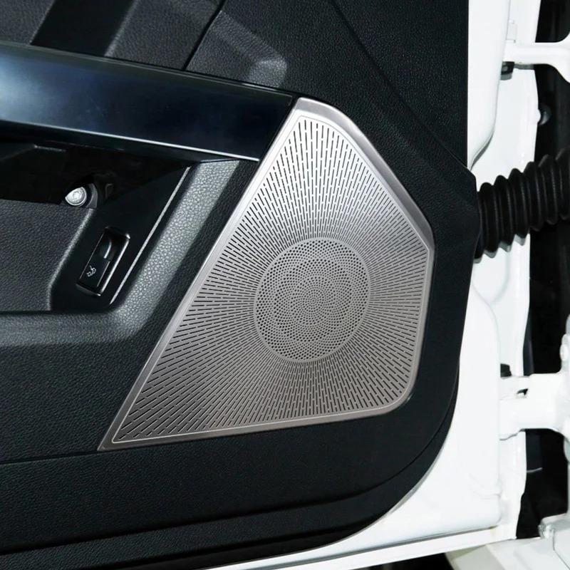 Pour Mercedes Benz GLK X204 2008-2015 Panneau de porte de voiture Coussinet de haut-parleur Cadre de garniture de couvercle de haut-parleur audio stéréo Décoration intérieure