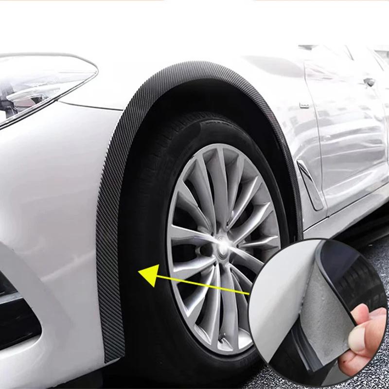 1.5M Auto Fender Anti-collision Strip Car Wheel Arches Wing Expander Body Eyebrow Mudguard Lip Body Kit Protector Cover
