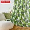 1 шт. Модна та універсальна скандинавська сільська місцевість із зеленим принтом затемнена штора для маленьких вікон, спальні, вітальні, балкона, дому, серії Dceor Nuan