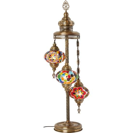 

Мозаичный напольный торшер 3 Authentic Lamp