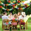 Hawaiian Flower Garland Colourful Artificial Flower Necklace Tropical Beach Pool Birthday Wedding Christmas Home Party Decor