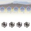 4Pcs Archery Bow String Stabilizer Rubber Recurve Compound Bow Bowstring Silencer Shock Dampener