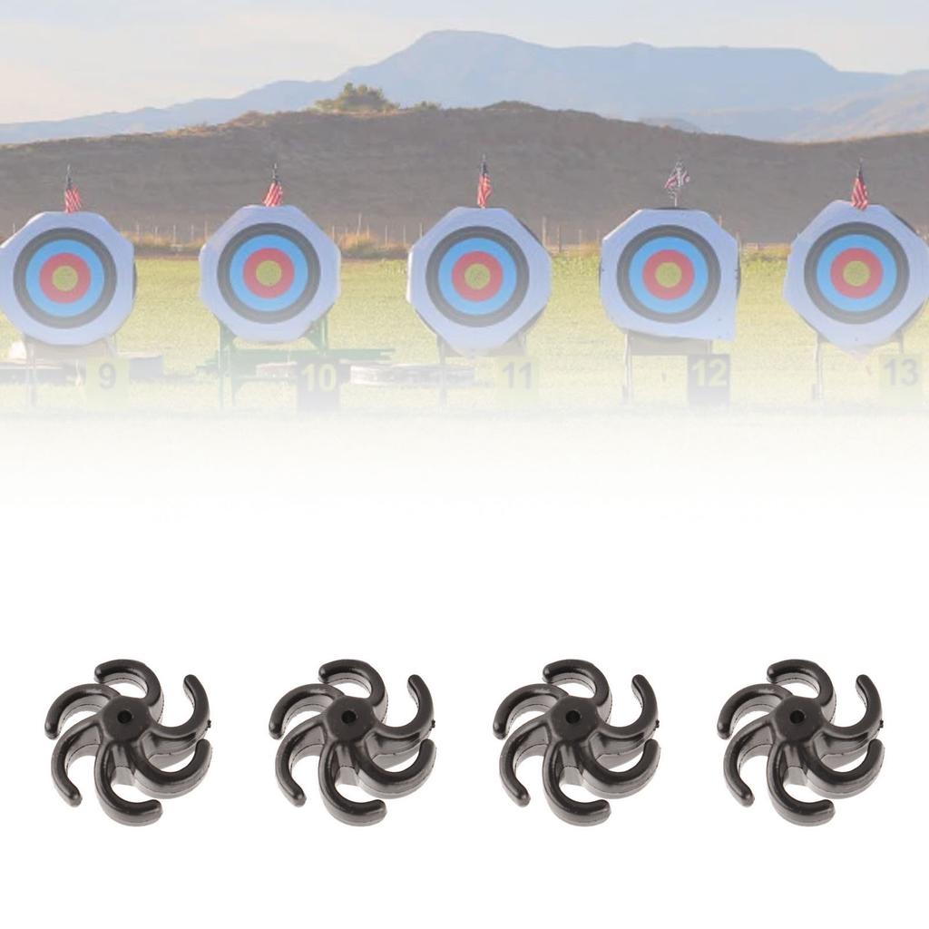 4Pcs Archery Bow String Stabilizer Rubber Recurve Compound Bow Bowstring Silencer Shock Dampener