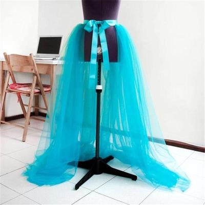 FASHION Mode Dames Tule Tutu Lange Rok Bruiloft Feest Prom Bandage Mesh Maxi Rok Effen Kleur Dames Rokken Veter Bandage Rokken