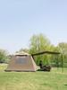 Mountain Door Ridge 13 Quick Open Tent: 2-in-1 Canopy with Black Sun Protection for Camping