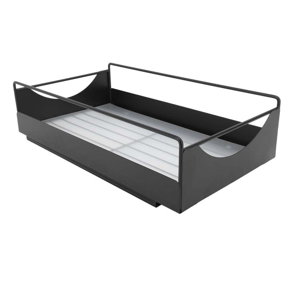 Pull Out Cabinet Organizer Carbon Steel Smooth Sliding Silent Slide Out Pantry Shelves for Bathroom Wardrobe