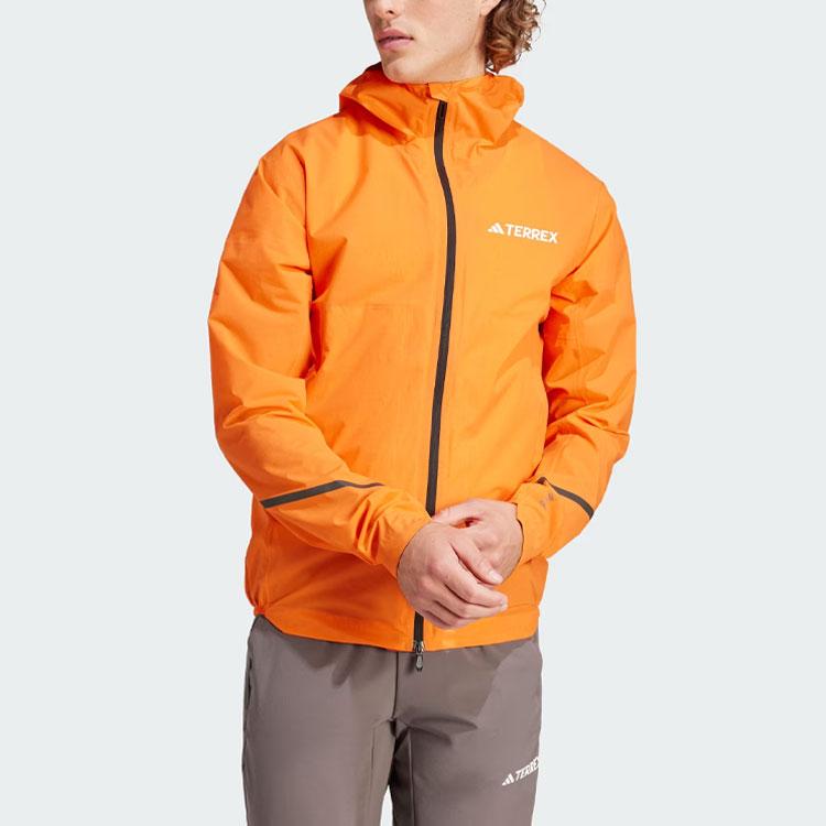 New Adidas Terrex Xperior 2.5l Light Rain.Rdy Jacket Jackets & Coats Men's Half Impact Orange IP1420