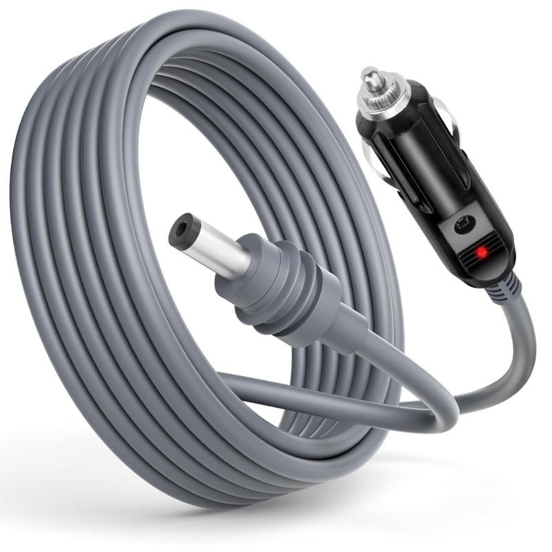 Fourth-Gen Direct Charge Car Charger with 12V Indicator Light - Cigarette Lighter Power Cable