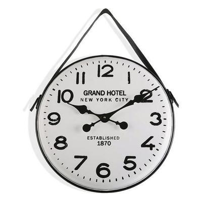 Vredenburg Wall Clock - 40 X 5 X 40 Cm - Metal - White - Versa