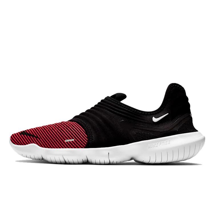 Nike Free RN Flyknit 3.0 Black Bright Crimson Men s AQ5707-007 EU 42