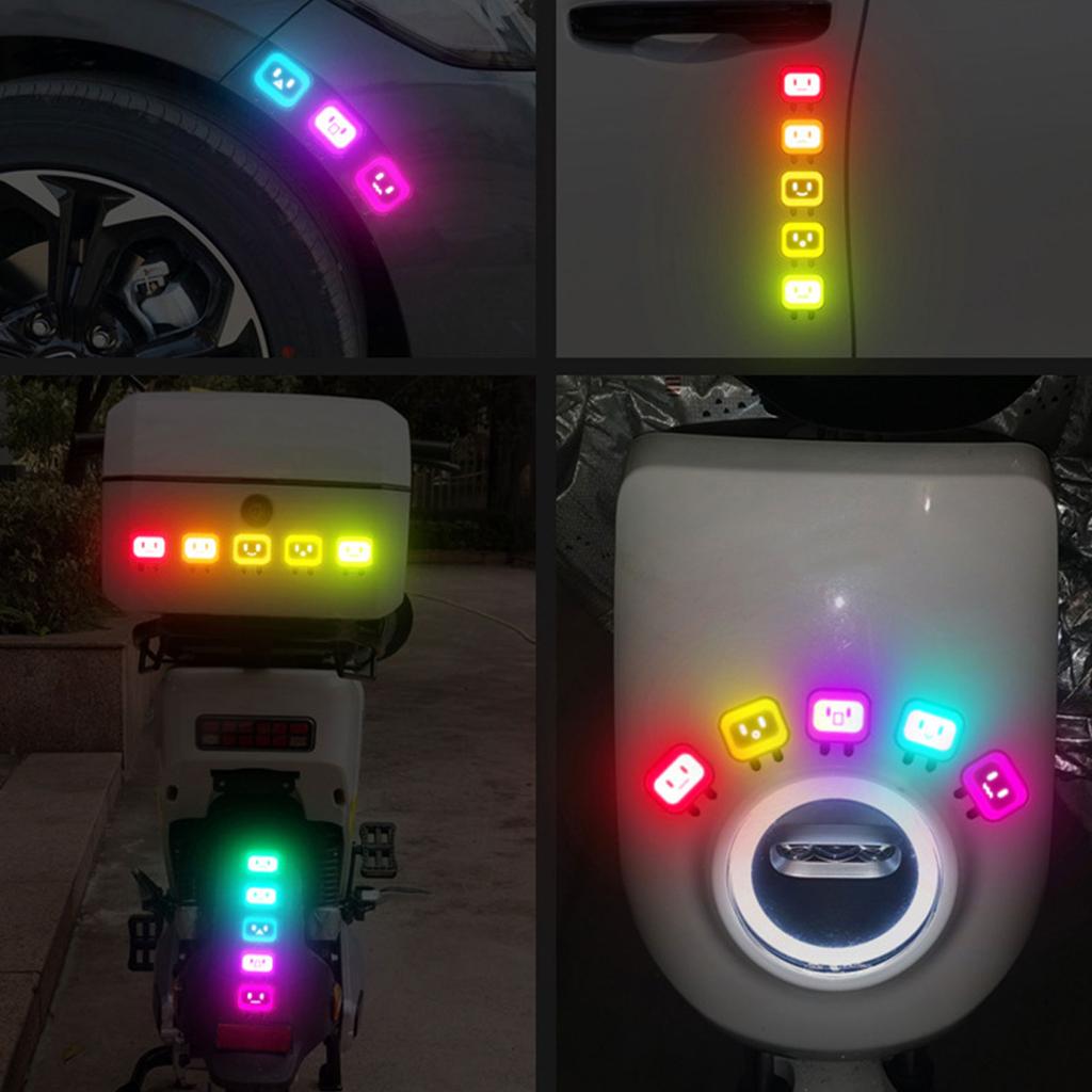 Motorcycle Car Bike Sticker High Reflective Warning Stickers Helmet Body Decal for YAMAHA TDM 900 A XT 600e 3tb XS400MT01