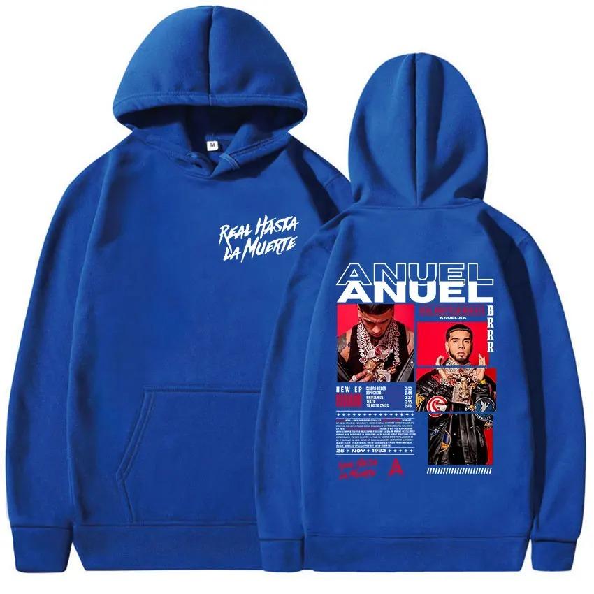 Anuel AA hot product New Model personality Clothes hoodies Oversized Unisex High-end Luxury hot product Streetwear Trendy Cotton Y2k Short Sleeves 