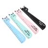 4PCS Kitten Themed Wooden Rulers Light Weight Wood Drawing Rulers Measuring Tool for Students Children Craft Project