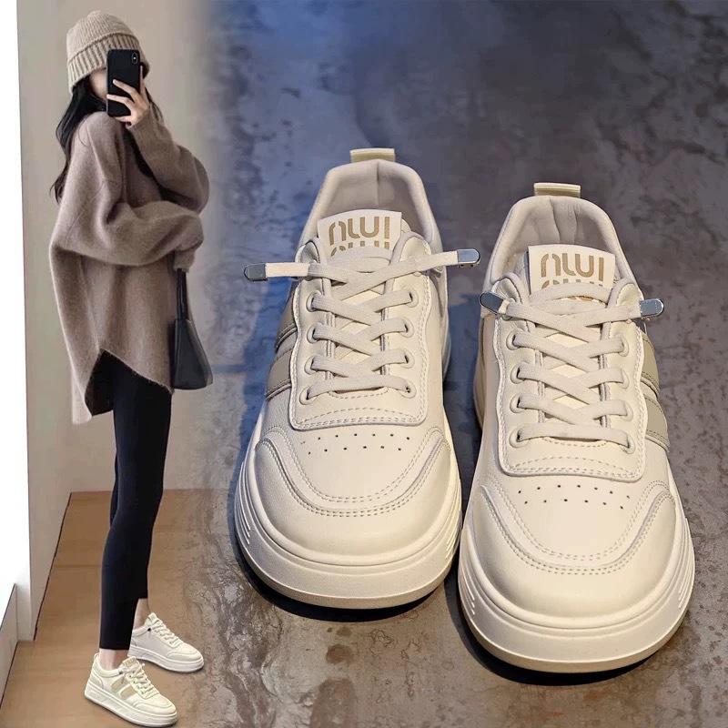 thick-soled women's new autumn versatile sports and leisure shoes women's flat-soled single shoes