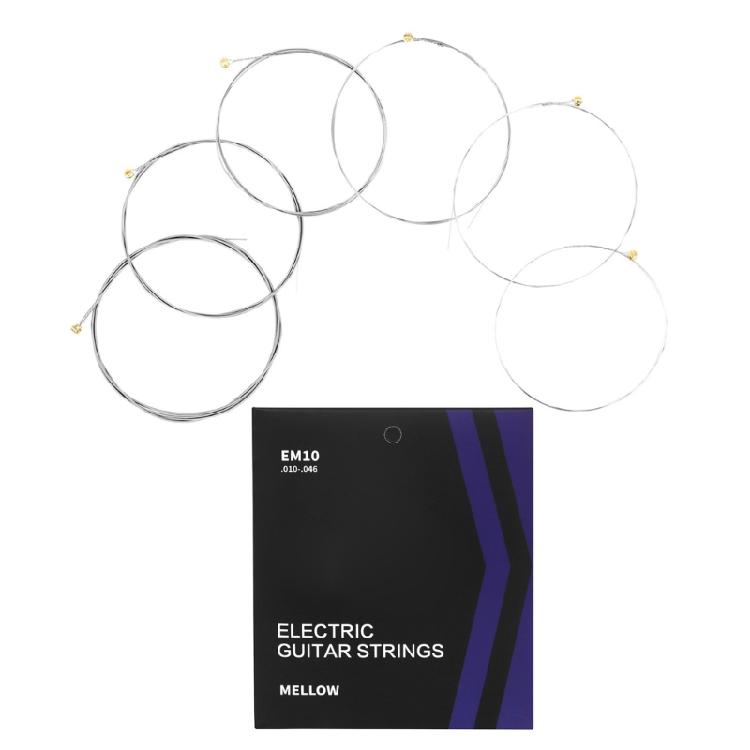 

6Pcs .010-.046 Electric Guitar Strings Replacement for Beginners Performers 1