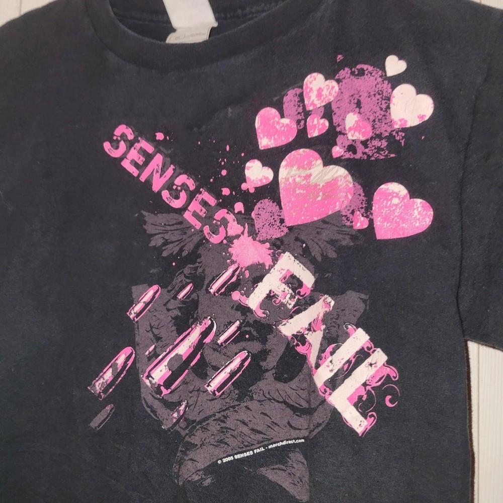 Senses Fail Band Tour 2005 Black Short Sleeve T Shirt  AQ56 Unisex T-Shirt S
