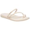 Crocs Miami Toe Loop Lightweight Vintage Anti-Abrasion Slippers Women's Beige