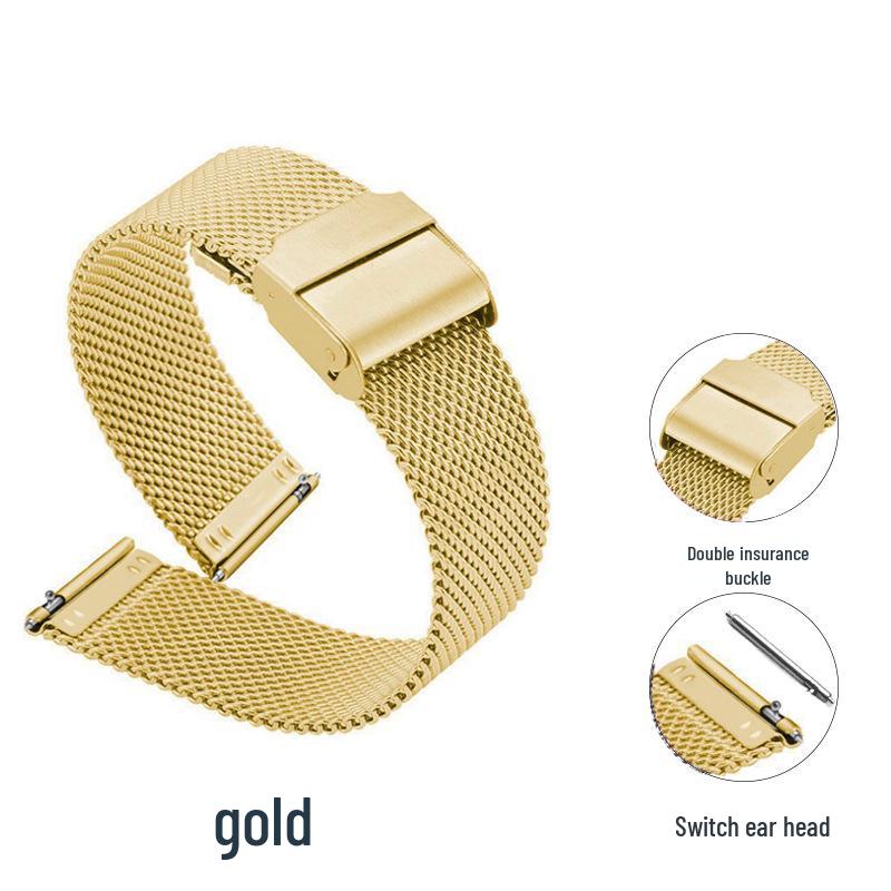 

Универсальный миланский ремешок из нержавеющей стали для смарт-часов Apple, Samsung, Huawei и iWatch. 22*22mm