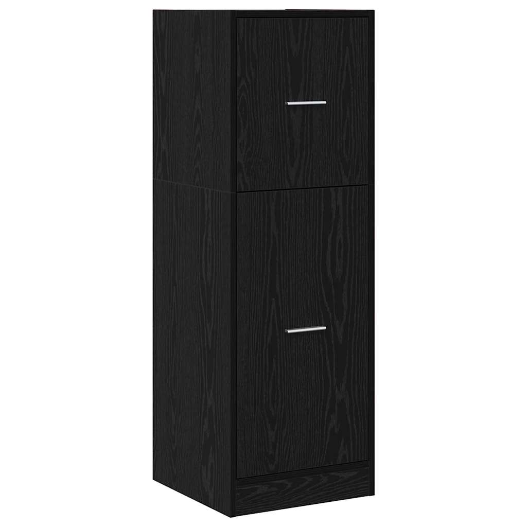 Pharmacy Cabinet Black Oak 40 x 41 x 118 cm Particleboard