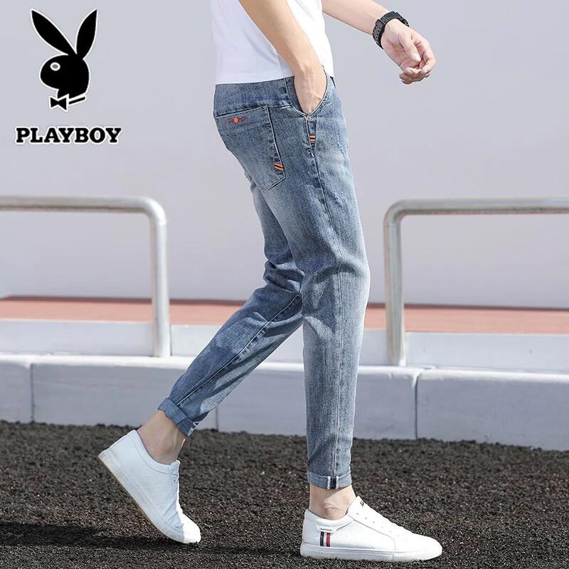 PLAYBOY Men s Slim Fit Tapered Jeans 34