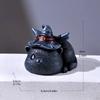 Cat Figurine Resin Tea Pet Gift for Enthusiasts Home Accent Table Sculpture Study Shelf