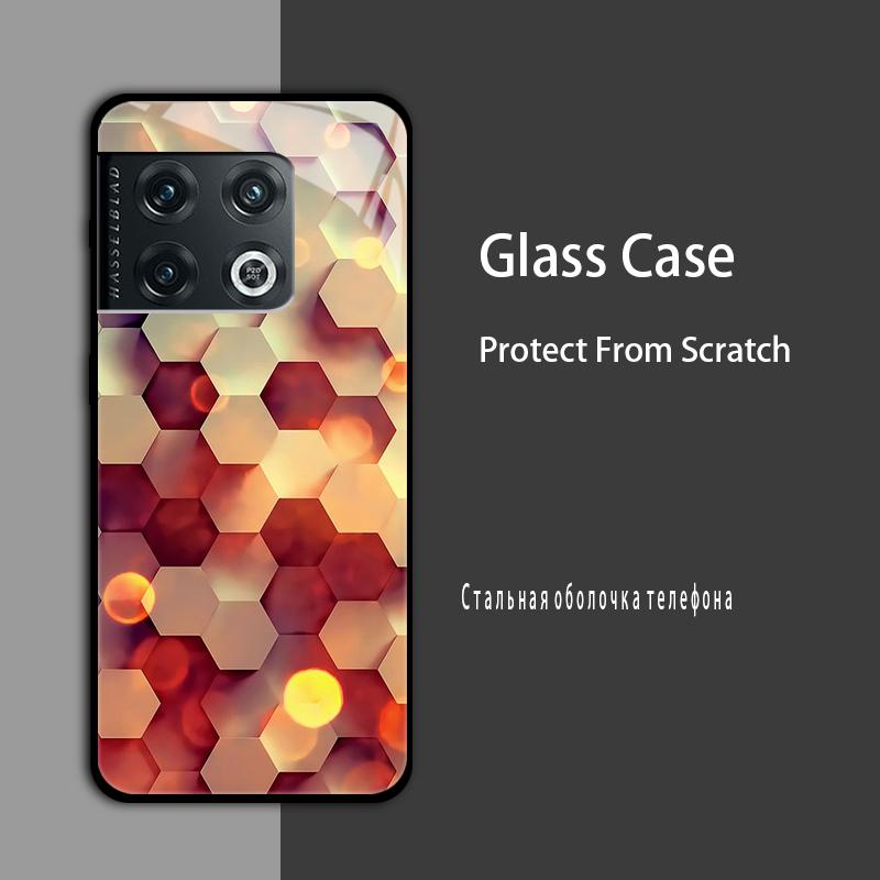 

Для OnePlus 12 10 Pro Чехол Защитный Чехол из Закаленного Стекла Жесткий Ударопрочный Чехол-Бампер Для OnePlus 10T 10R 11 12R 9 PRO Защитный Чехол OnePlus 9 Pro