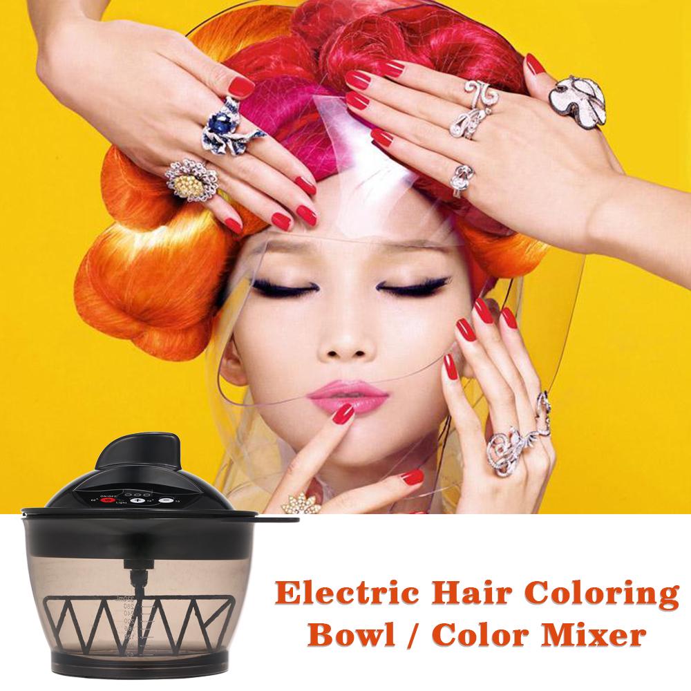 Buy Electric Hair Coloring Bowl Electric Hair Cream Mixer Automatic