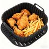 Square Reusable Silicone Air Fryer Liners Non Stick Baking Mat For 4-7Qt Air Fryer Oven Microwave Baking Accessories