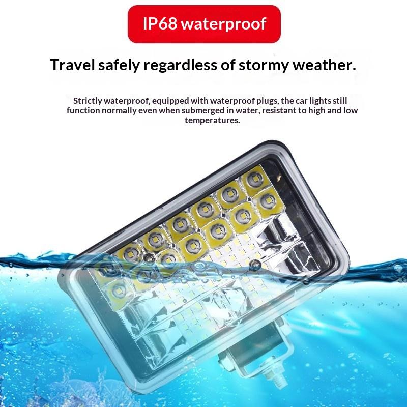 Led Spotlights For Cars Waterproof And High-Brightness Led Headlights For Trucks Electric Vehicles Agricultural Vehicles
