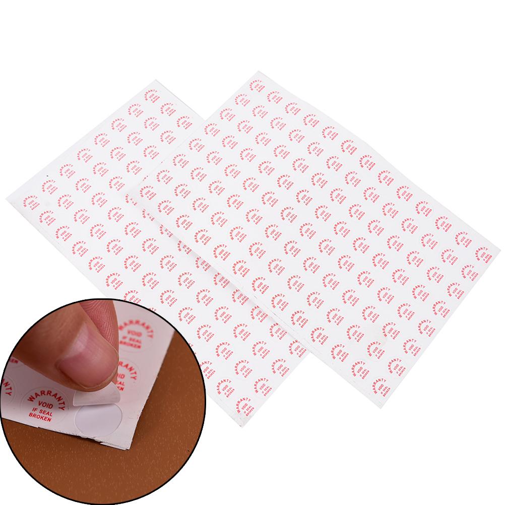 2Sheets/208Pcs Warranty Void If Damaged Protection Security Label Sticker Seal Used for Different Kinds of Electronic Products