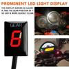 Dla motocykli DL1000 DL650 V-Strom GSX-r1000 R600 R750 SV650 GSF1250 1-6 poziomowy wskaźnik LED prędkości biegu wtyczka ECU
