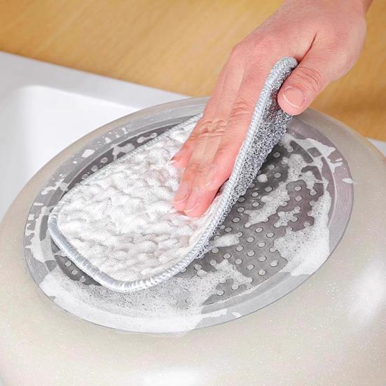 10Pcs Multipurpose Wire Dishwashing Rags Fast Drying Non-Scratch Reusable Wire Cleaning Cloth Kitchen Dishcloth