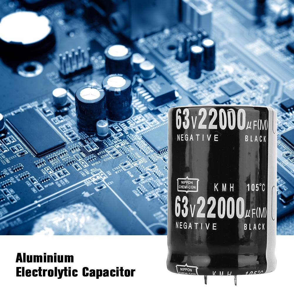 Condensator electrolitic din aluminiu 63V 22000microfarad 105 grade Celsius Standard (SN) Terminal Condensator 35x50mm