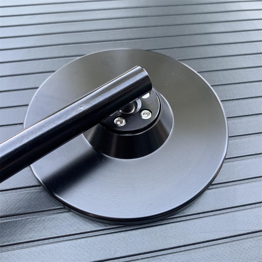 Black Cafe Racer Retro Motorcycle Modified Coffee Climb High Quality Rearview Mirror Small Round Mirror CB400 CB600 CB650 CB1300