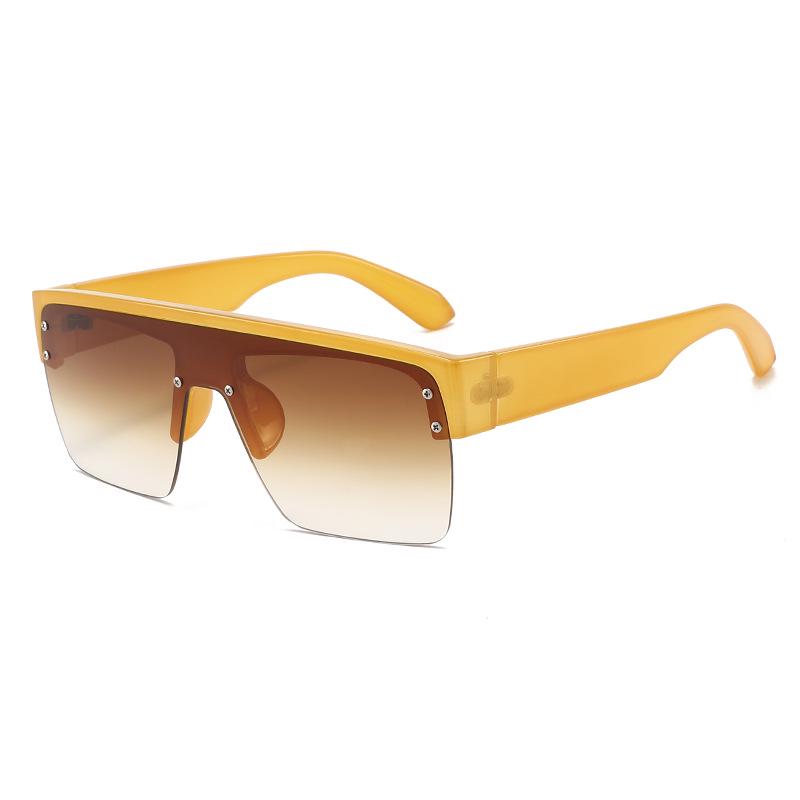 European & American Retro Oversized Sunglasses: Stylish & Versatile High-End Unisex Shades