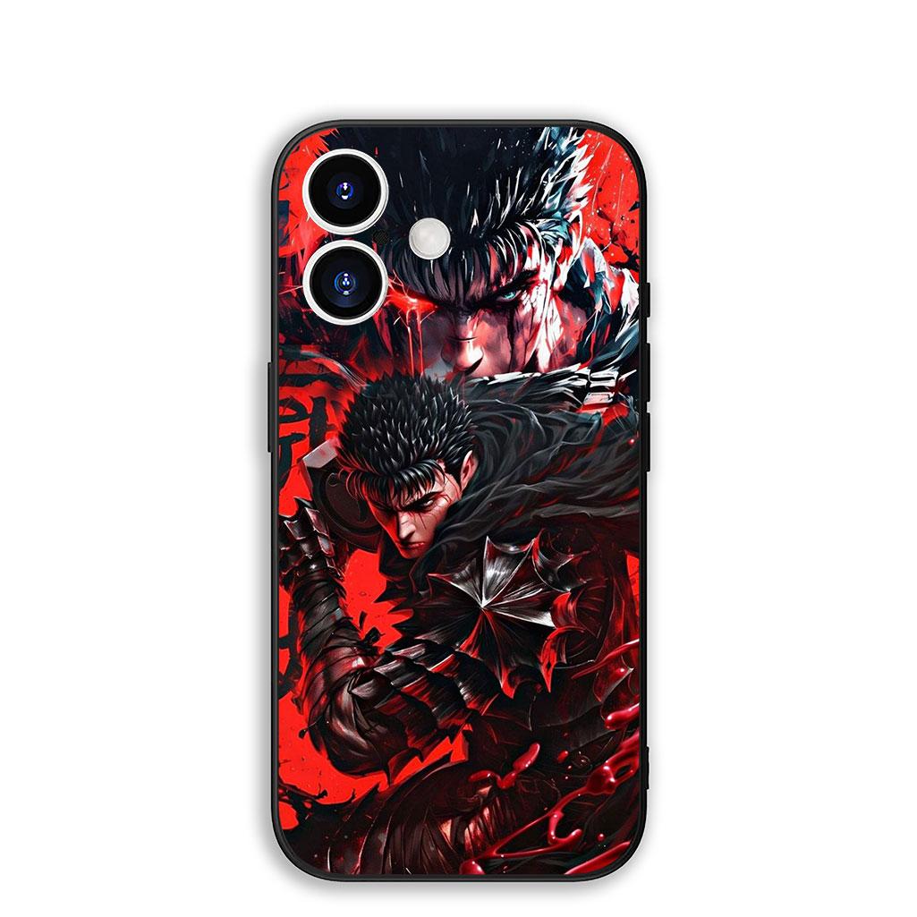 

Cover for Xiaomi Redmi Note 12 10 11 9 Pro 10C 12C 9T 9A 10A 12S Note11 Note12 5G 4G Phone Case Comics Berserks Anime Guts Redmi Note 11 4G
