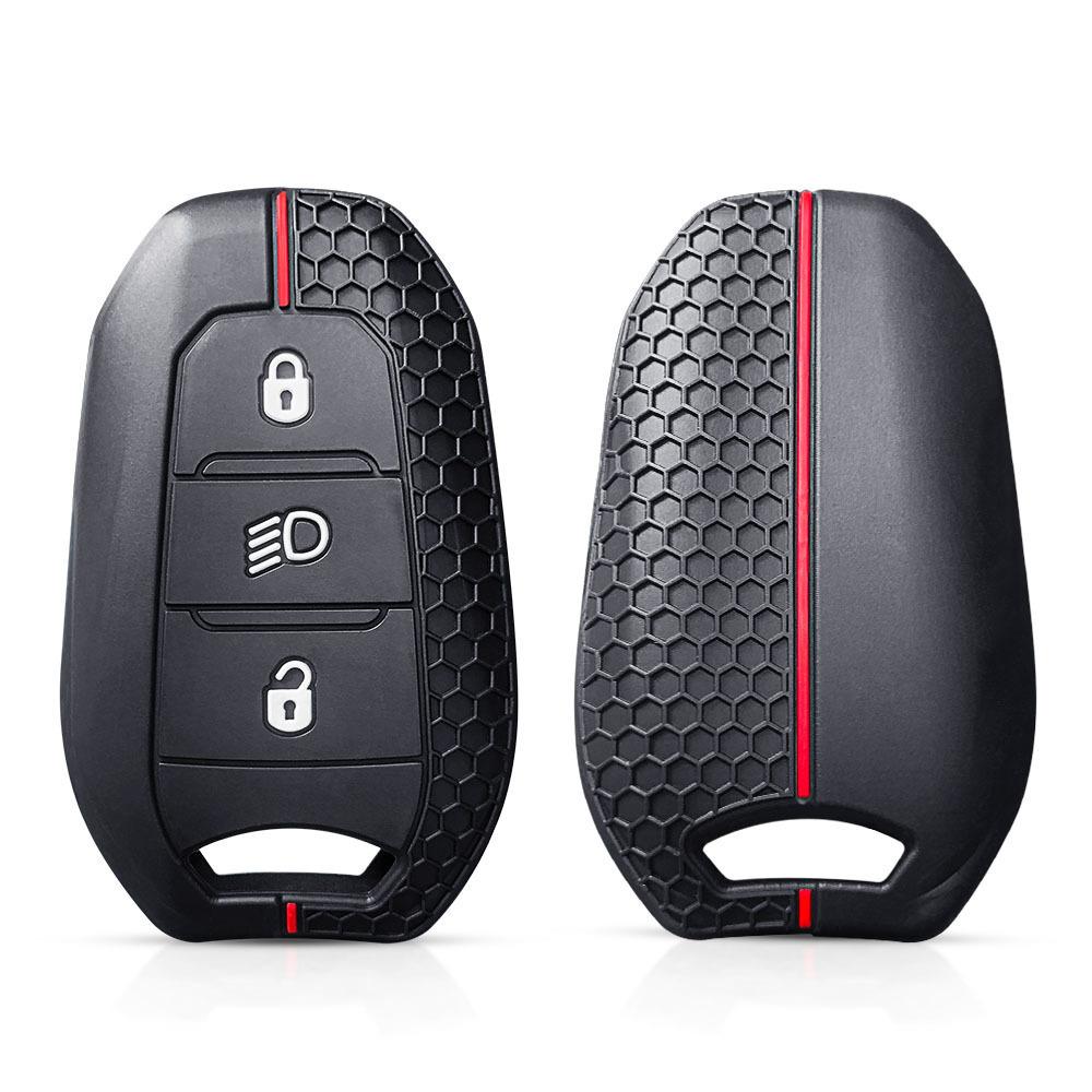 

Для Peugeot 208 DS3 308 5008 DS5 DS6 Rifter Для Citroen C3 C4 C5 X7 C2 Силиконовый чехол для ключа Для Opel Mokka 2023 Чехол для ключа автомобиля Колпачок