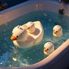 Goose Bath Toy For Kids 4 Pieces Floating Goose Bath Toys For Summer Swimming Pool Water Play Bathroom Shower Birthday
