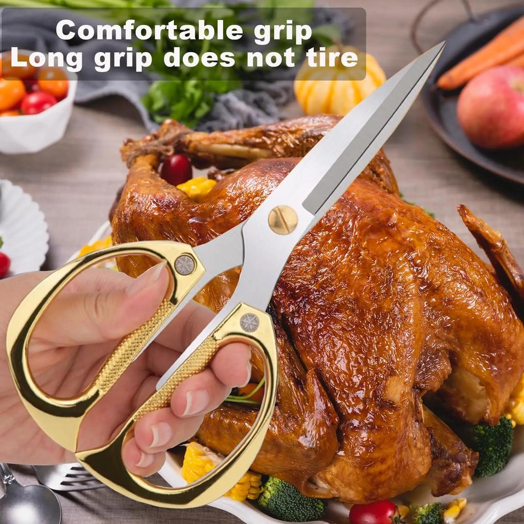 Kuchyňské nůžky z nerezové oceli Výkonné nůžky na kuřecí kosti Multifunkční nůžky na ryby Nůžky na kachnu Domácí nůžky na potraviny