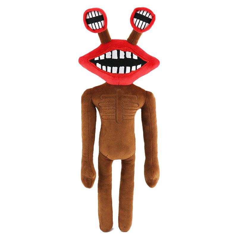 Siren Head Horror Plush Toy Featuring Adorable Big Mouth Clock Poop Monster Design For Kids