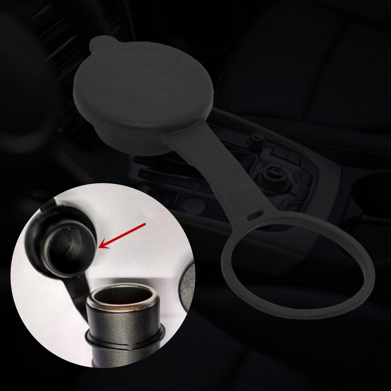 3pcs 12V Universal Car Cigarette Lighter Socket Cover Outlet Lid Dust-proof Waterproof Wire Connector Protective Sleeve Cover