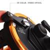 Trolling Fishing Reel Drum Fishing Wheel 6.1 :1 High Speed Gears 3 Ball Bearings