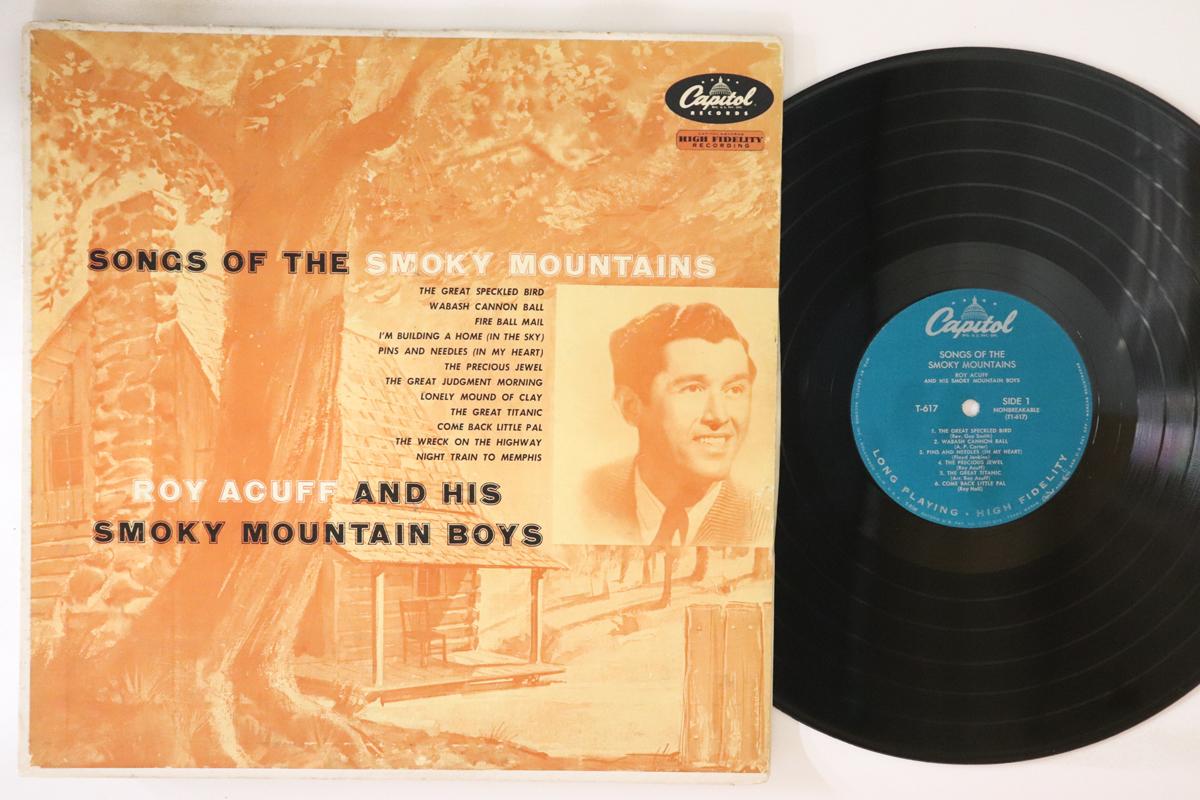 

LP Record ROY ACUFF Songs Of The Smoky Mountains T617 CAPITOL 1957 US Country Used