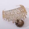 Bridal Red Baroque Crown, Multi-diamond Water Droplets European and American Headgear, Wedding Dress Accessories 2026