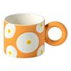 Internet Celebrity Hand-Painted Ceramic Mug Afternoon Tea Coffee Cup Breakfast Cup Photo-Produced Water Cup Good-Looking Cup