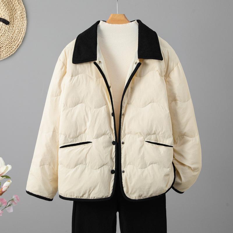 

Xin Xing Women s Short Cotton-Padded Jacket – Fashionable, Warm, Thickened Outerwear for Autumn and Winter XL [126-142 cm]