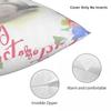 Pillow Cover Happy Easter Bunny Pattern Cushion Cover Eggs Novelty Pillow Case For Sofa Home Decorative Pillowcases