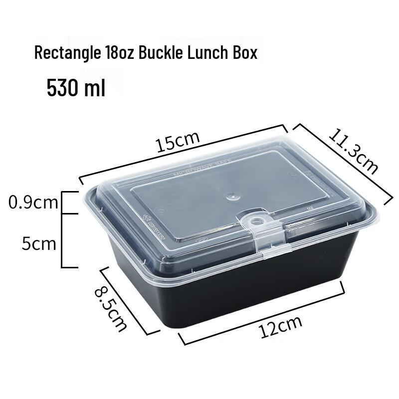 Disposable Microwaveable Rectangular Food Containers