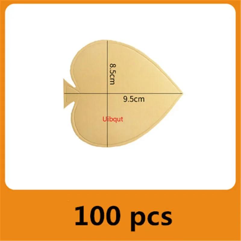 100ks/set Zlatá stříbrná Mousse Mat Spodní Pěna Dort Základní desky Papírová deska Tvar Dezertní tác Vánoční dort Dekorace Pomůcky