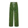 Men's Plain Knit Solid Pocket Casual Pants Home Pajama Pants